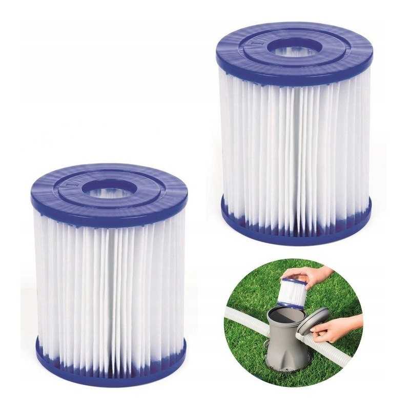 2x bestway baseino siurblio filtras 1249 litrai 58093