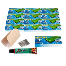 Čiužinio remonto komplektas, didelė latka, guminiai klijai