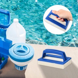 2 vnt kempinė baseino valymui su rankena