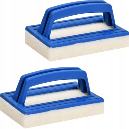 2 vnt kempinė baseino valymui su rankena