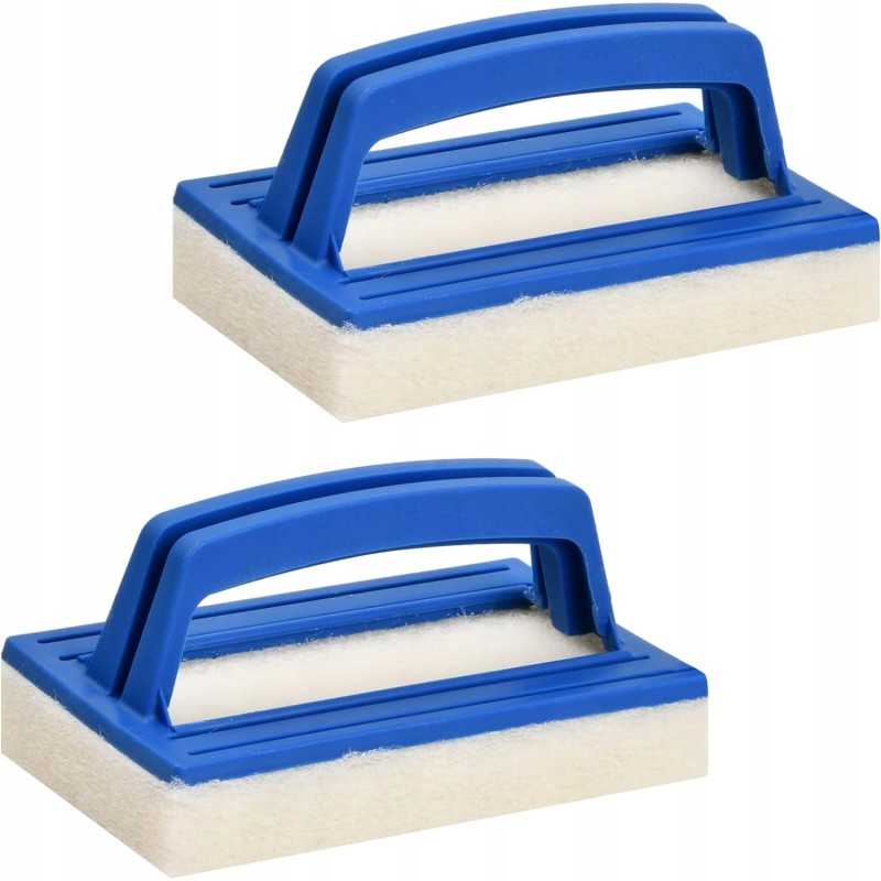 2 vnt kempinė baseino valymui su rankena