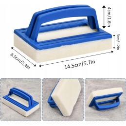 2 vnt kempinė baseino valymui su rankena