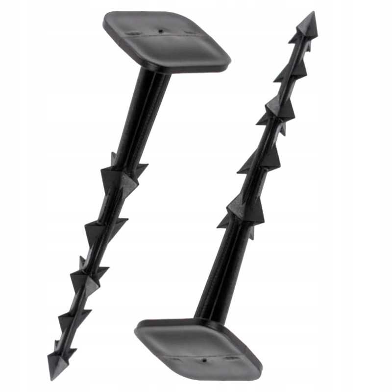 Smeigtukai agrotekstilei, agrotekstilei, kurmių tinkleliai, 20 cm, 50 vnt. tvirti inkarai