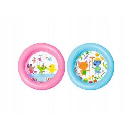 Bestway apvalus pripučiamas baseinas, spalvų derinys, 61x15cm