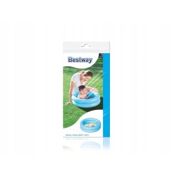 Bestway apvalus pripučiamas baseinas, spalvų derinys, 61x15cm