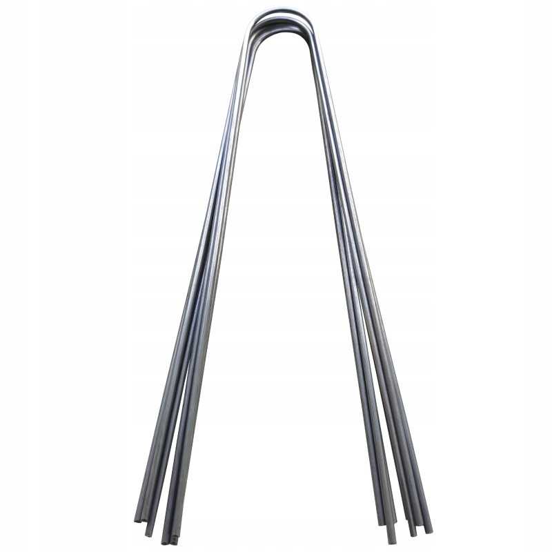 Metaliniai smeigtukai įvairių tipų agrotekstilei, agrotekstilei ir geotekstilei tvirtinti prie žemės, taip pat smeigtukai kurmių