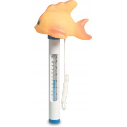 Flotide auksinės žuvelės termometras