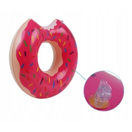 Pripučiamas plaukimo žiedas vaikams, 50 cm, rožinis