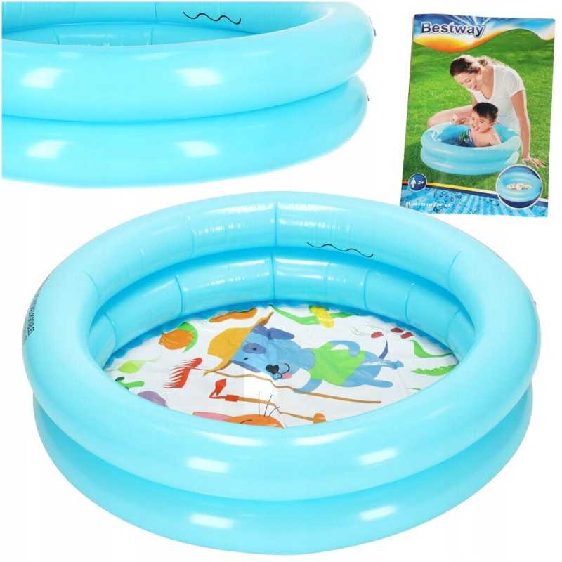 Bestway 51061 plaukimo baseino vaikiškas baseinas vaikams 61cm mėlynas