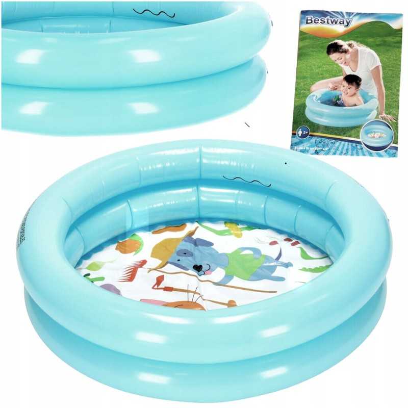 Bestway 51061 plaukimo baseino vaikiškas baseinas vaikams 61cm mėlynas