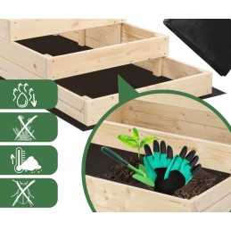 Agrotekstilės sodo neaustinis audinys daržui 100x125 cm nuo piktžolių