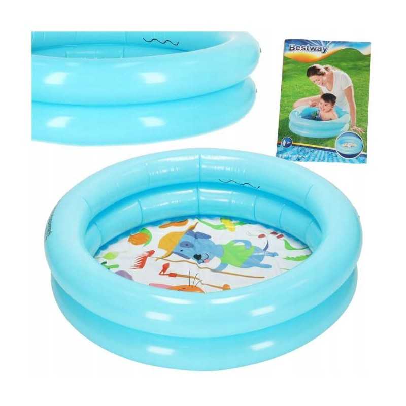 Namų sodo vaikiškas baseinas vaikams, mažas, 61 cm, mėlynas, bestway 51061