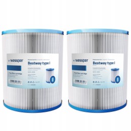 2x filtras bestway 58093 tipo i filtro siurbliui