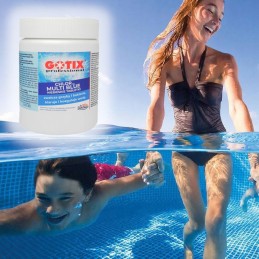 Chloras baseinams sūkurinė vonia chloro tabletės mėlynas vanduo baseinų chemikalai 0 4kg