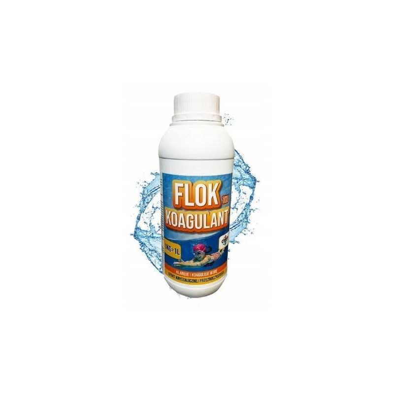 Baseino koaguliantų valymo skystis 1kg flok tix