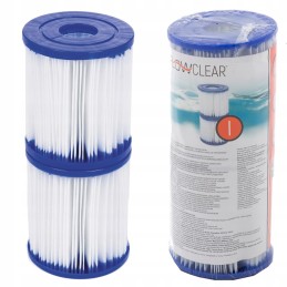 2x filtras Bestway 58093 baseino siurblio tipui ir filtrų rinkiniui