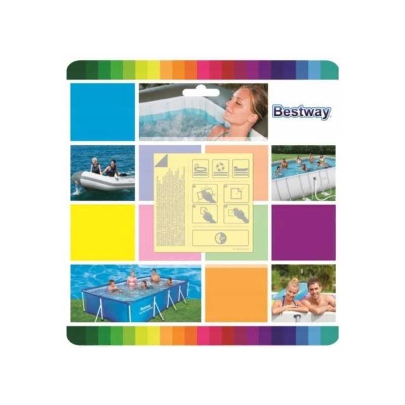 Drėgnos pagaliukai baseinui, klijuoti po vandeniu, 10 vnt