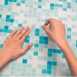 Drėgnos pagaliukai baseinui, klijuoti po vandeniu, 10 vnt