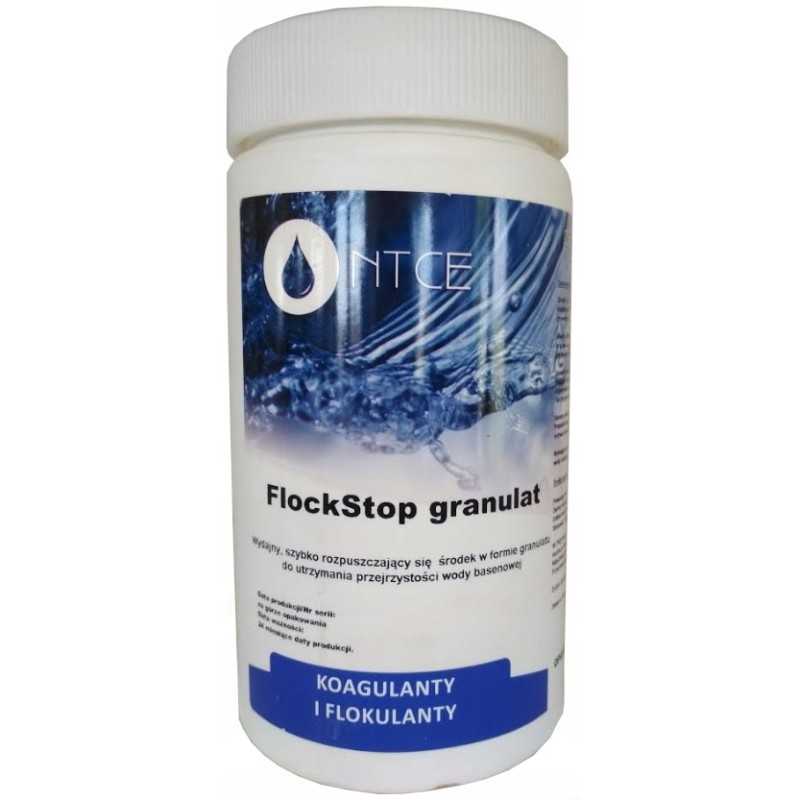 Flockstop vandens skaidrinimo baseino chemikalai 1kg ntce