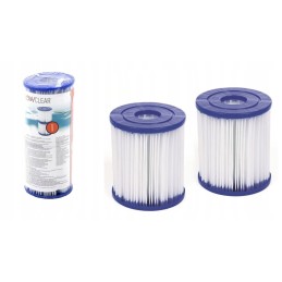2x 58093 tipo filtras ir Bestway įdėklas baseino siurbliui
