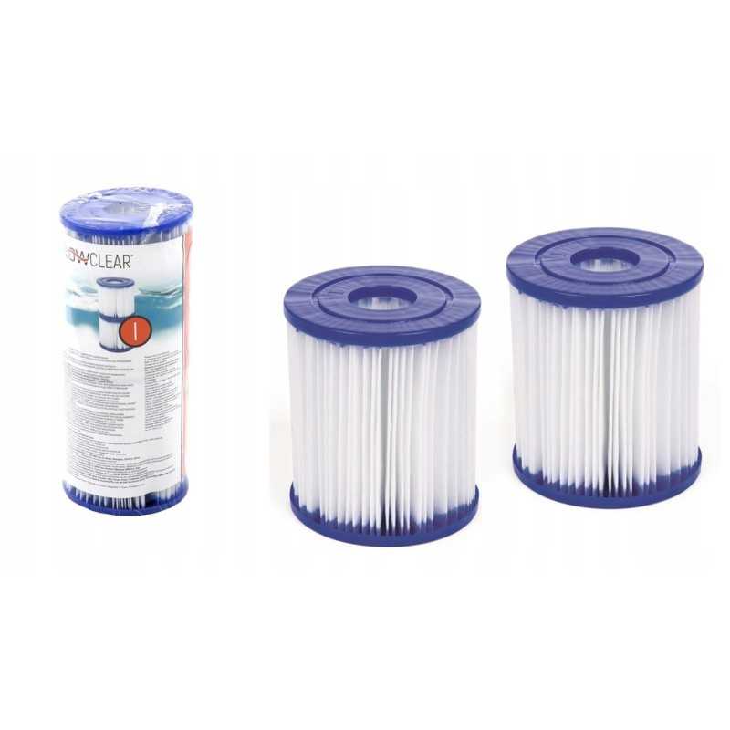 2x 58093 tipo filtras ir Bestway įdėklas baseino siurbliui