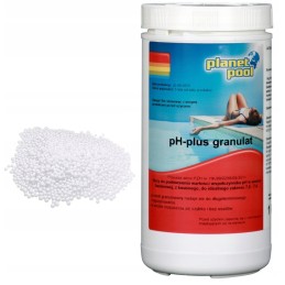 Chemijos granulės pH plus padidina baseino vandens pH, sūkurinės vonios chloras