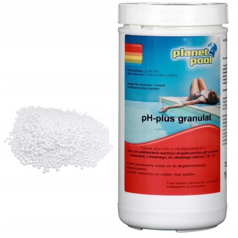 Chemijos granulės pH plus padidina baseino vandens pH, sūkurinės vonios chloras
