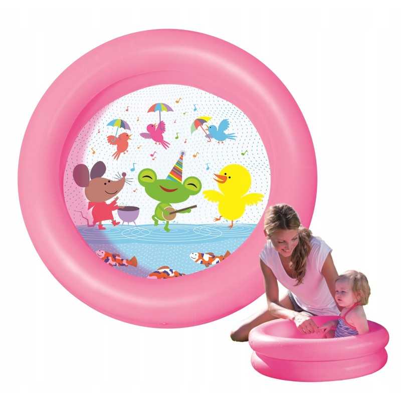 Vaikiškas sodo pripučiamas baseinas patiems mažiausiems, 61x15cm, įvairių spalvų