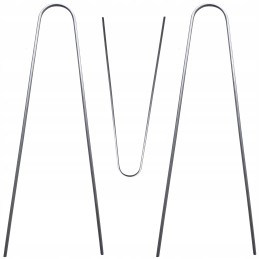 Metaliniai smeigtukai įvairių tipų agrotekstilei, agrotekstilei ir geotekstilei tvirtinti prie žemės, taip pat smeigtukai kurmių