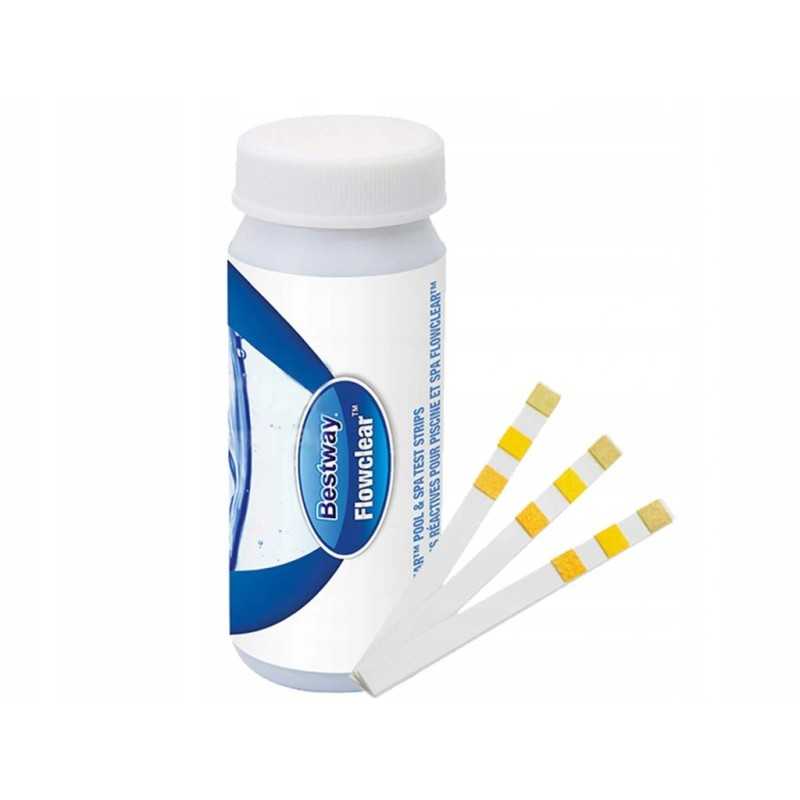 Ph chloro testeris vandens kontrolei bestway 58142