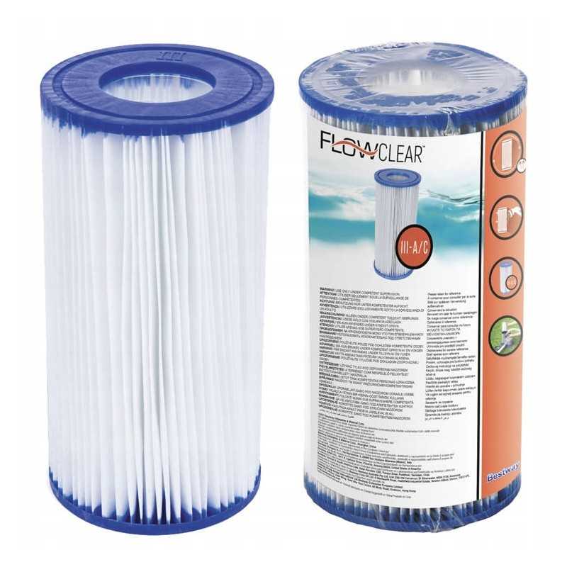 Bestway III tipo baseino filtras 58012 siurbliui