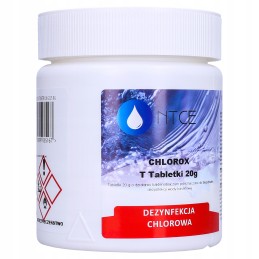 Chloras baseinams 0 5kg 20g tabletės sūkurinei voniai, baseinų chemikalai baseinams