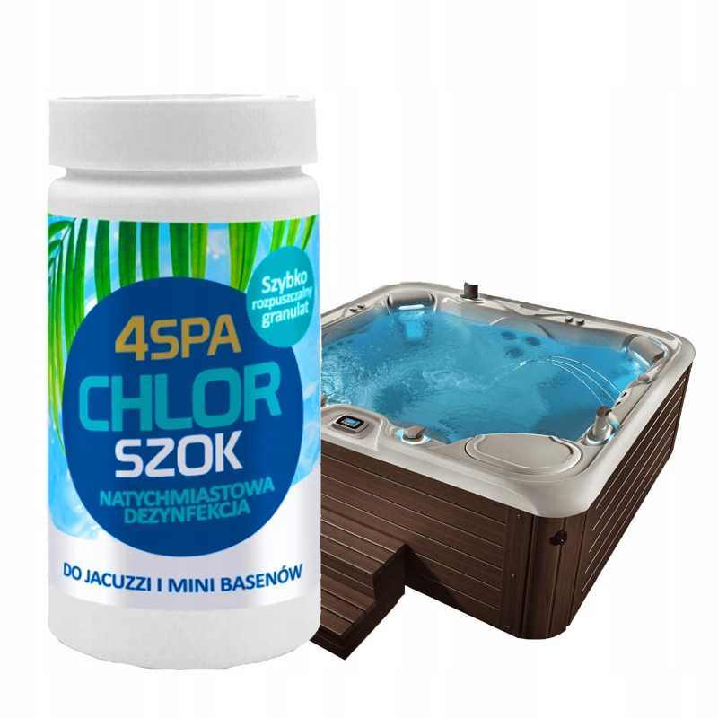 Chlorinis šokas baseino sūkurinei voniai, baseino chemikalai 1kg