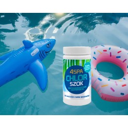 Chlorinis šokas baseino sūkurinei voniai, baseino chemikalai 1kg