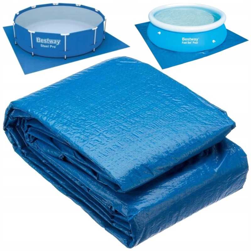 Kilimėlis sodo sūkurinei voniai, stiprus baseino kilimėlis intex bestway 3x2m