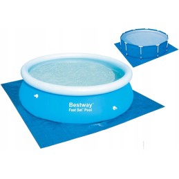 Kilimėlis sodo sūkurinei voniai, stiprus baseino kilimėlis intex bestway 3x2m