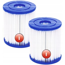 2x bestway baseino siurblio filtro įdėklas 58093 tipo i