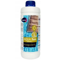 Aqua fun Flock koaguliantų skystis, priemonė baseino vandeniui skaidrinti, 1l