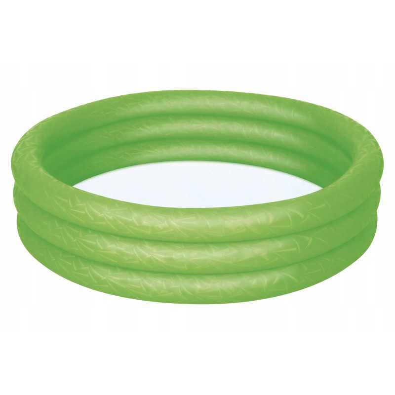 Baseinas Bestway, pripučiamas baseinas, 122cm x 25cm, 140l, žalias