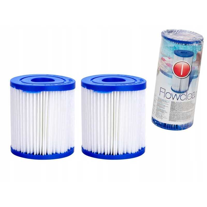2x filtras baseino filtro siurbliui, i bestway 58093, skirtas baseinui