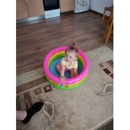 Apvalus pripučiamas baseinas intex saulėlydžio švytėjimas 61 cm