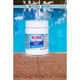 Chloras baseinams 400g tabletės, baseino vandens dezinfekcija, chemikalai chlortix multi