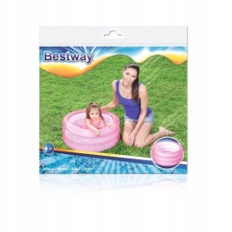 Pripučiamas baseinas rožinis 70x30cm bestway 51033