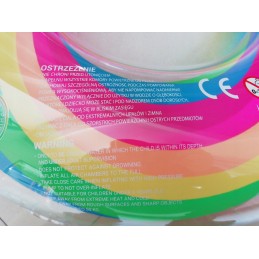 Pripučiamas vaivorykštinis jūros baseino žiedas 80 cm