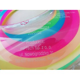 Pripučiamas vaivorykštinis jūros baseino žiedas 80 cm