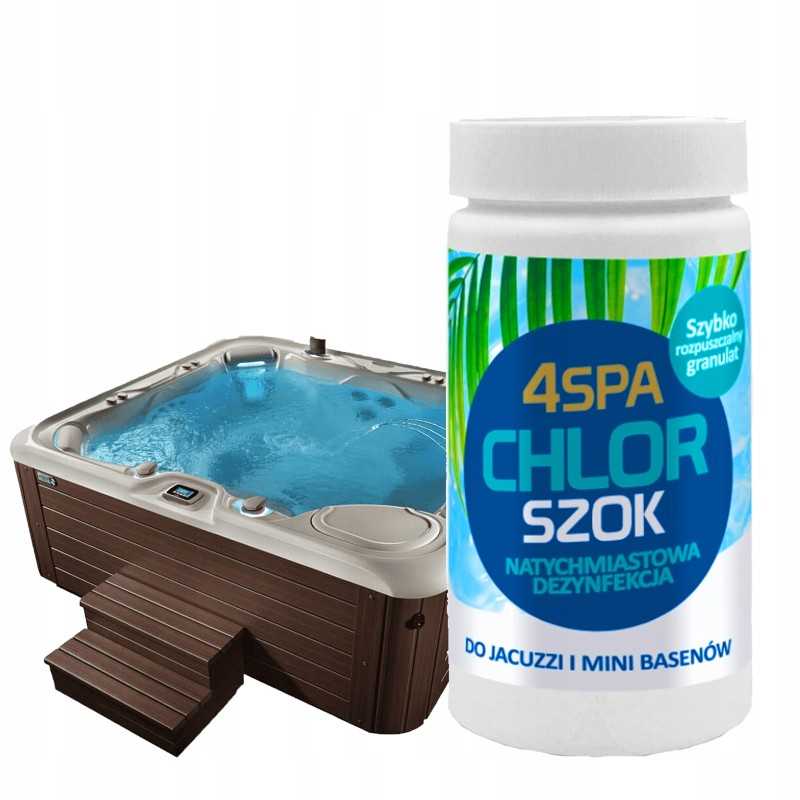 Chloro šokas sūkurinėms vonioms, SPA vonioms, gamix, baseino chemikalai, aukštos kokybės, 1 kg