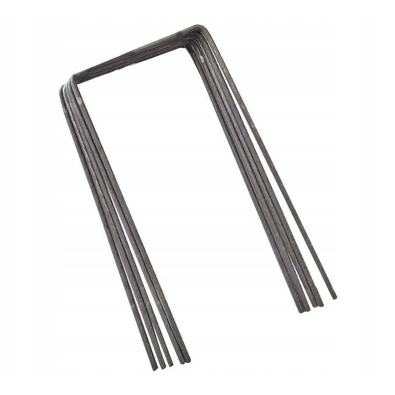 Dideli 'u' metaliniai tvirtinimo kaiščiai, 100 vnt