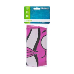Vaikų plaukimo kepuraitė rožinė žuvis bestway 26025