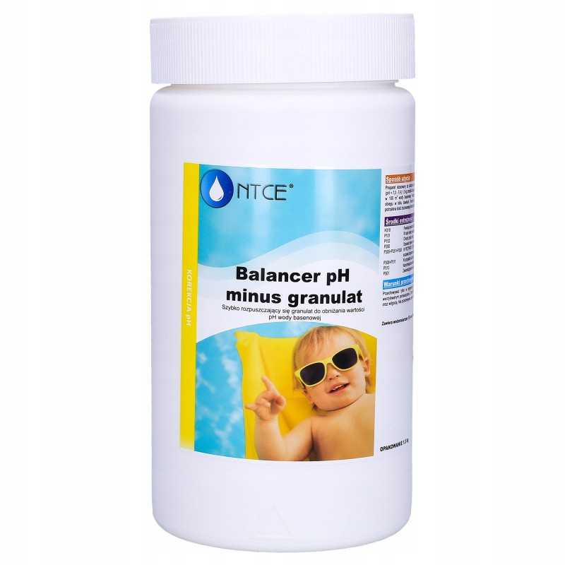 Ph minus baseino chemikalai, granulės baseinui, pH sumažinimas baseine 1-5 kg