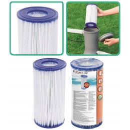 1x Bestway baseino siurblio filtro įdėklas 58012 III tipo